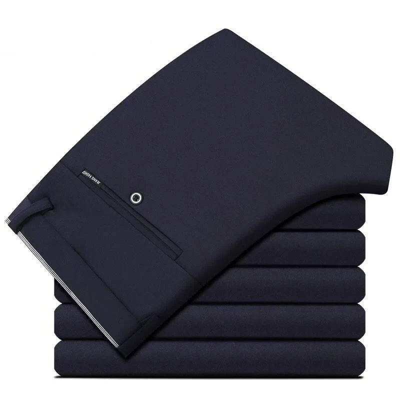 Spring Autumn Men's Business Suit Pants Office Trousers
