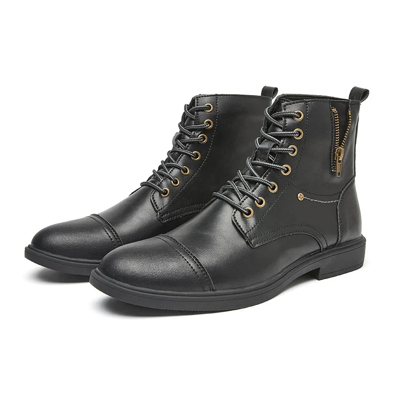 Men's Leather Ankle Boots