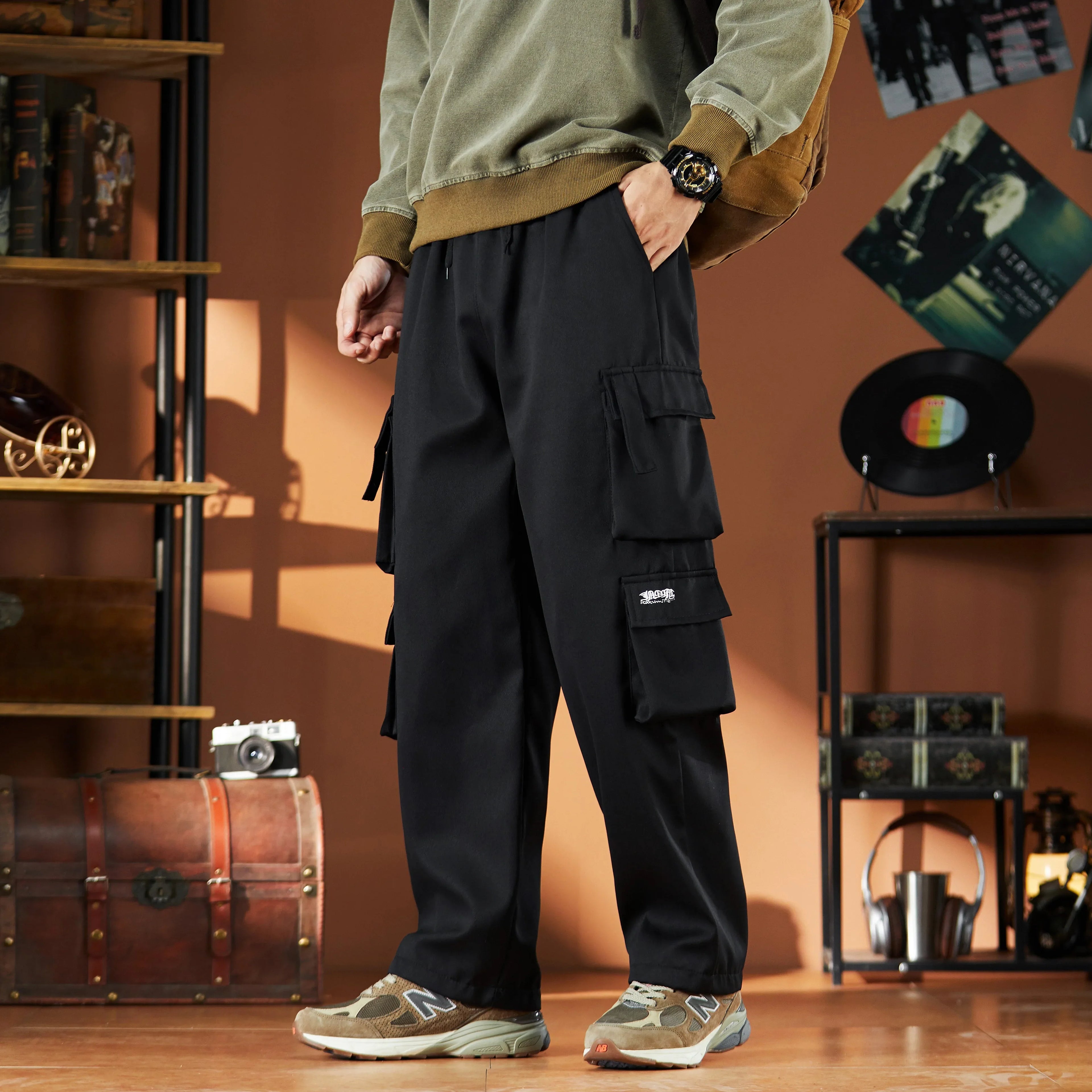 Retro Work Pants For Men