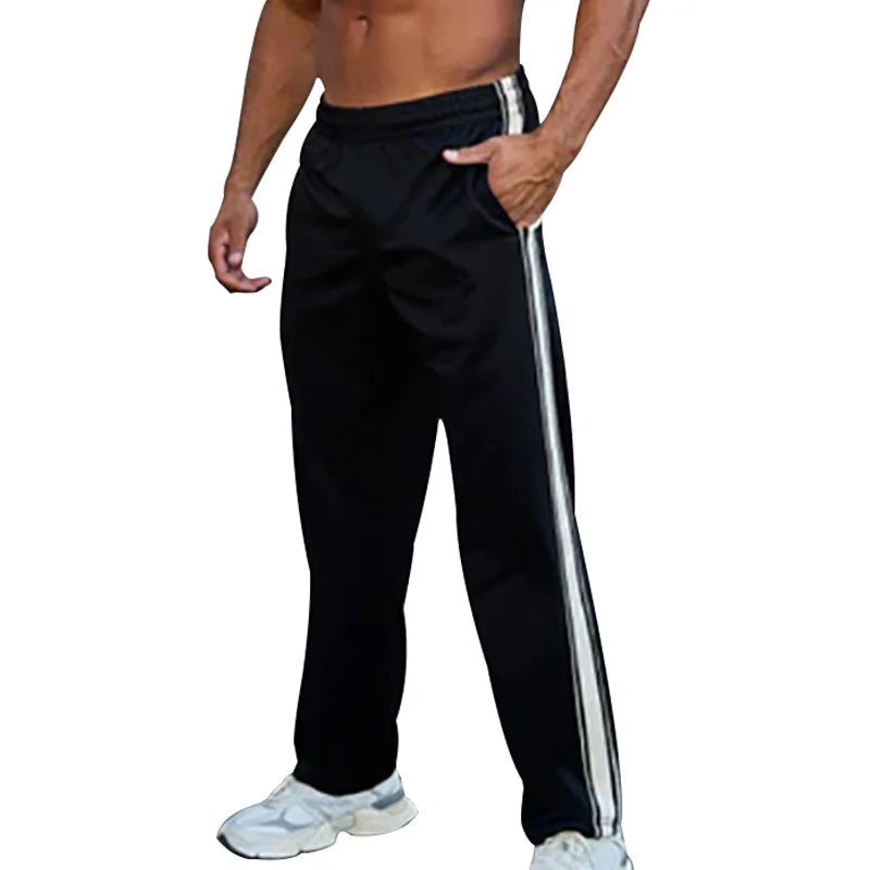 trendy brand strips men's pants