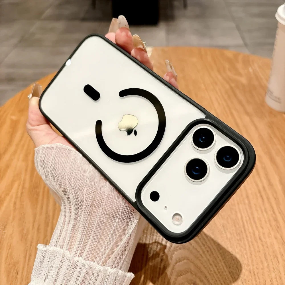 17 Pro Max For Magsafe Case For iPhone 17 Pro Max 17Pro 17ProMax Cover For iphone17 ProMax Original Transparent Acrylic Case