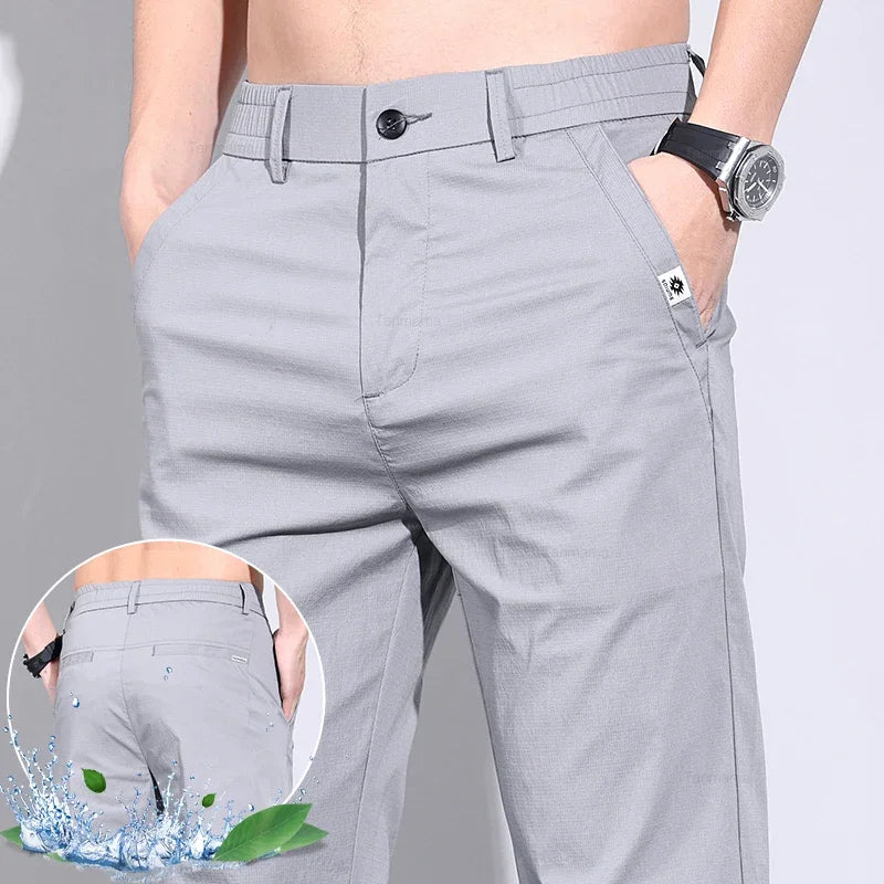 Ultra-thin Elastic Men's Casual Pants