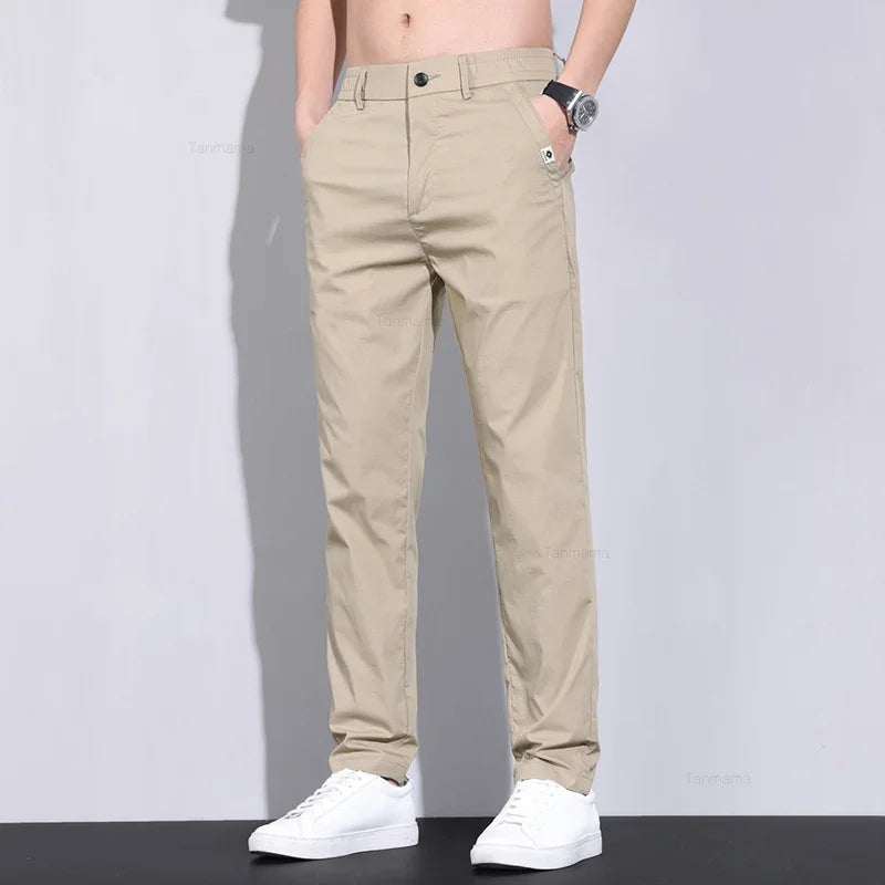 Ultra-thin Elastic Men's Casual Pants