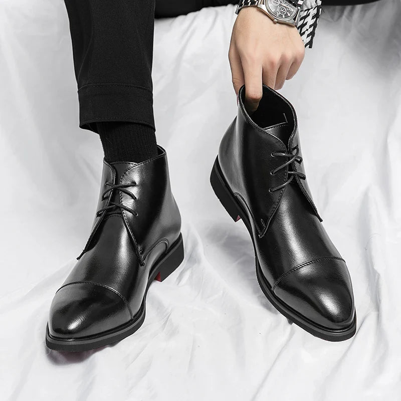 Luxury Leather Men Boots