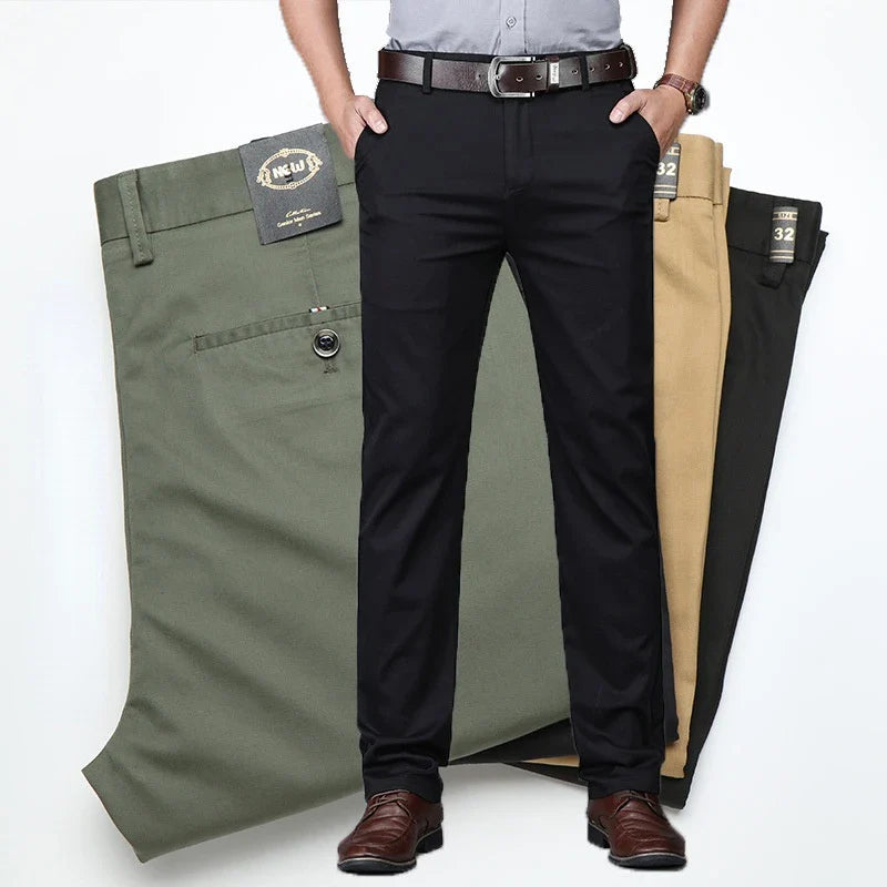 Classic Casual Pants Mens Clothing