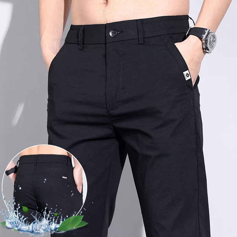 Ultra-thin Elastic Men's Casual Pants