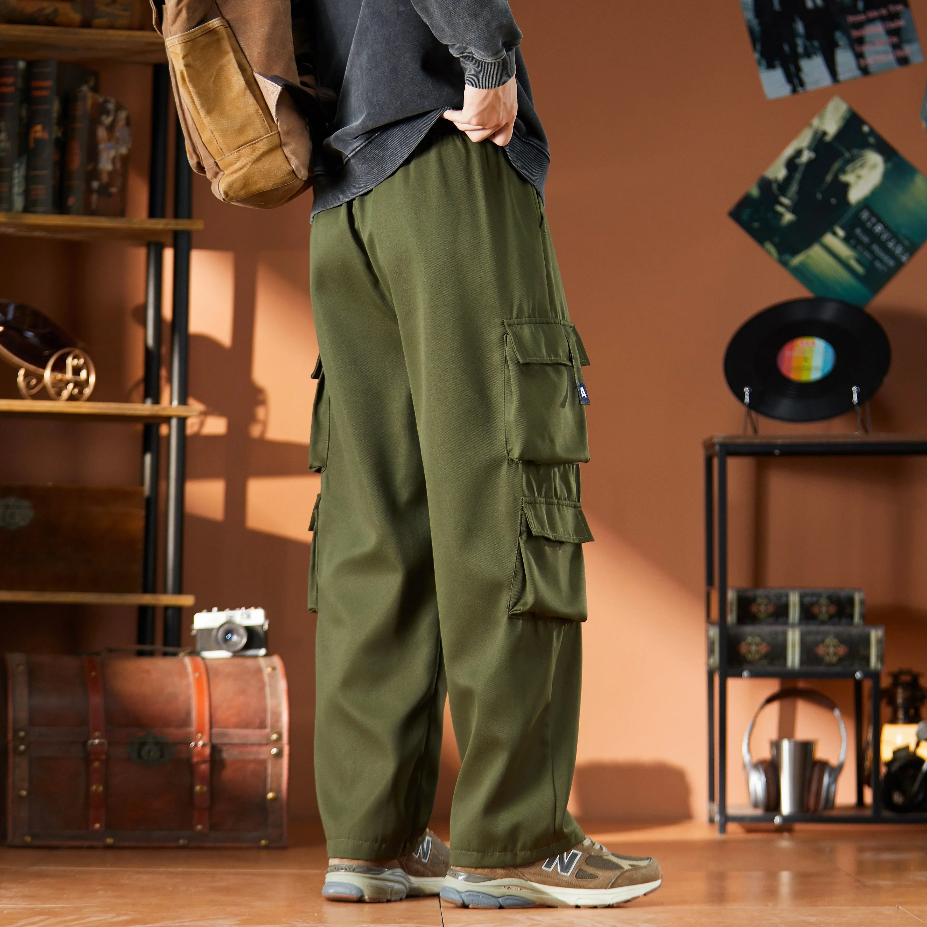 Retro Work Pants For Men