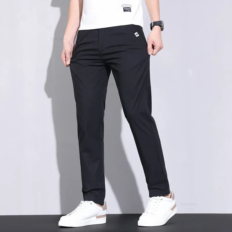 Ultra-thin Elastic Men's Casual Pants