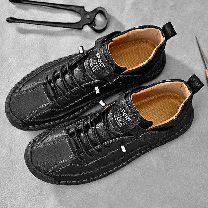 Handmade Leather Men Casual Loafers