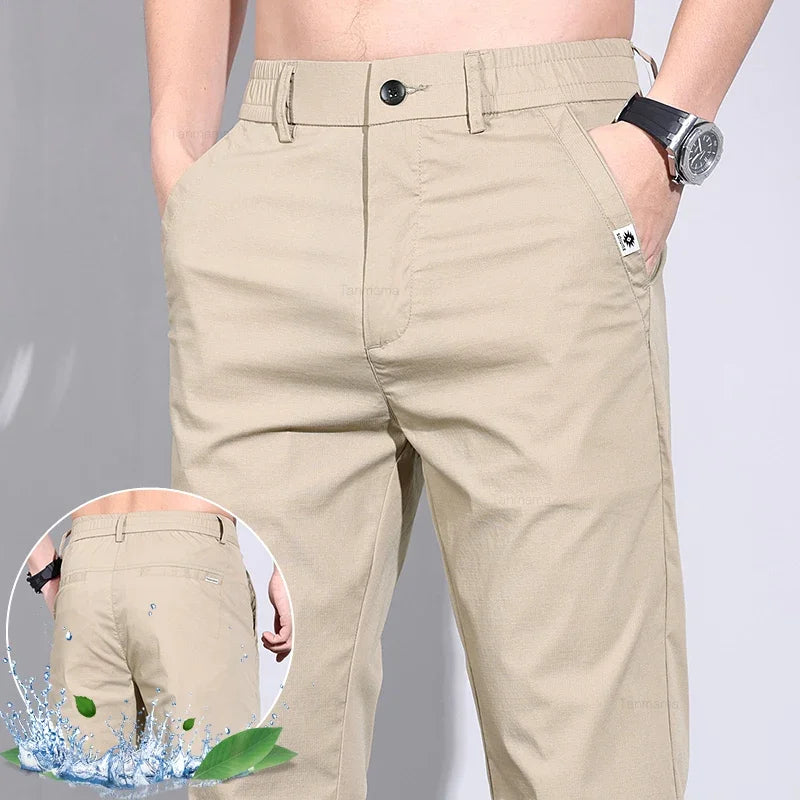 Ultra-thin Elastic Men's Casual Pants