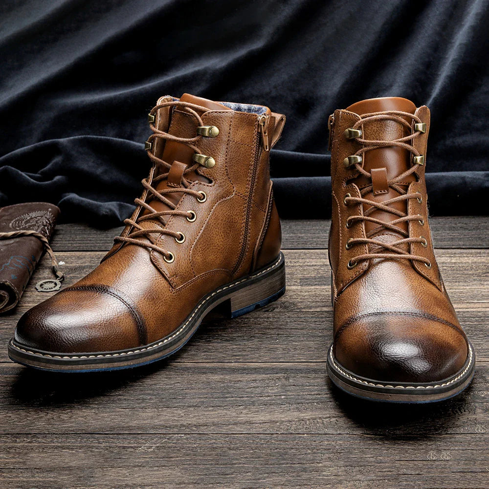 Comfortable Men Leather Boots