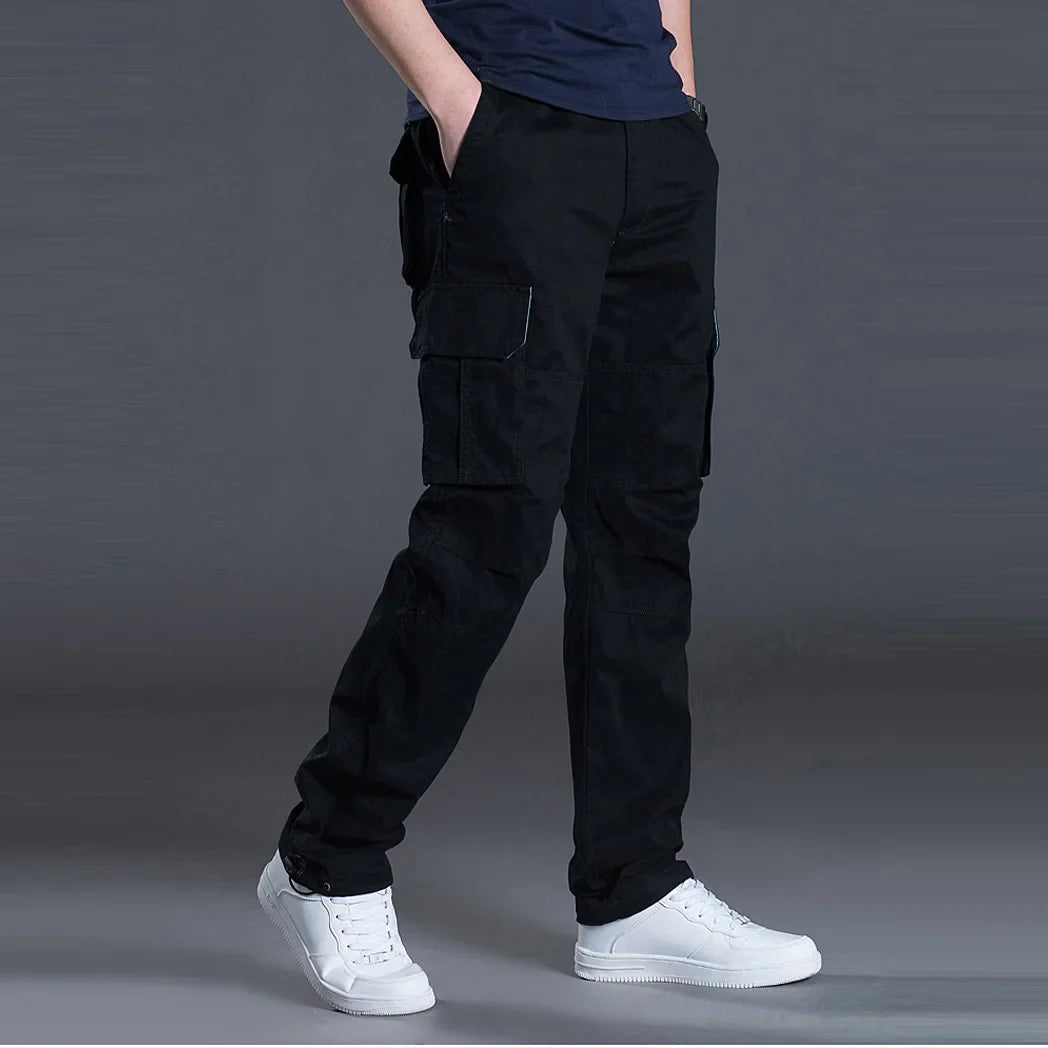 Large Pocket Loose Overalls Men's Pants