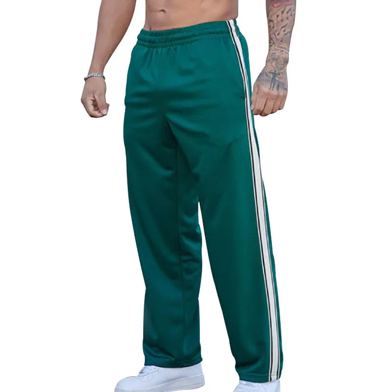trendy brand strips men's pants
