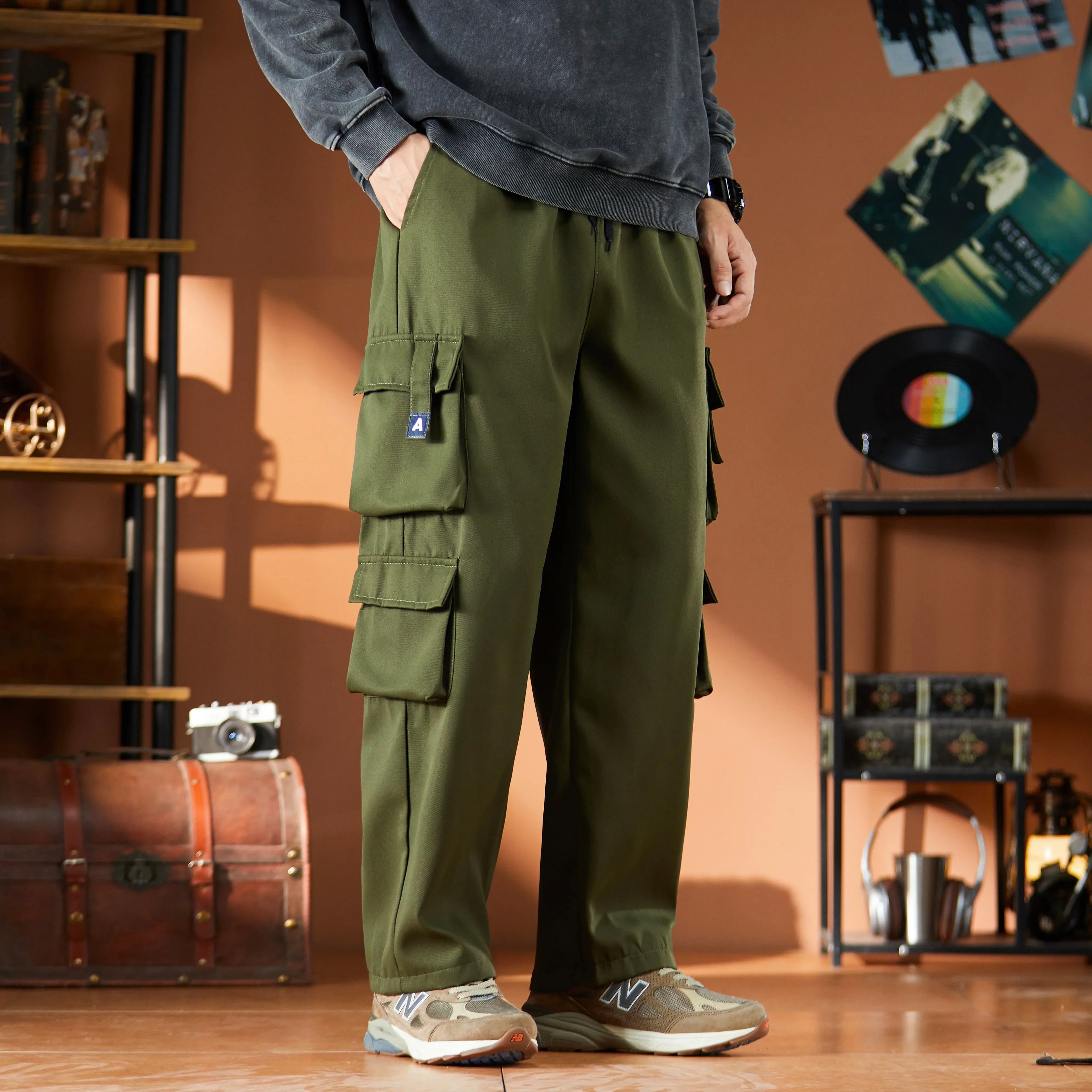 Retro Work Pants For Men