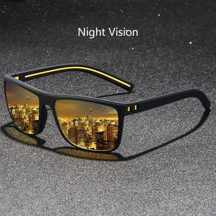 Classic Vintage Check Pattern Square Sunglasses Men Women Fashion Fishing Driving Man Sun Glasses UV400 Retro Eyewear