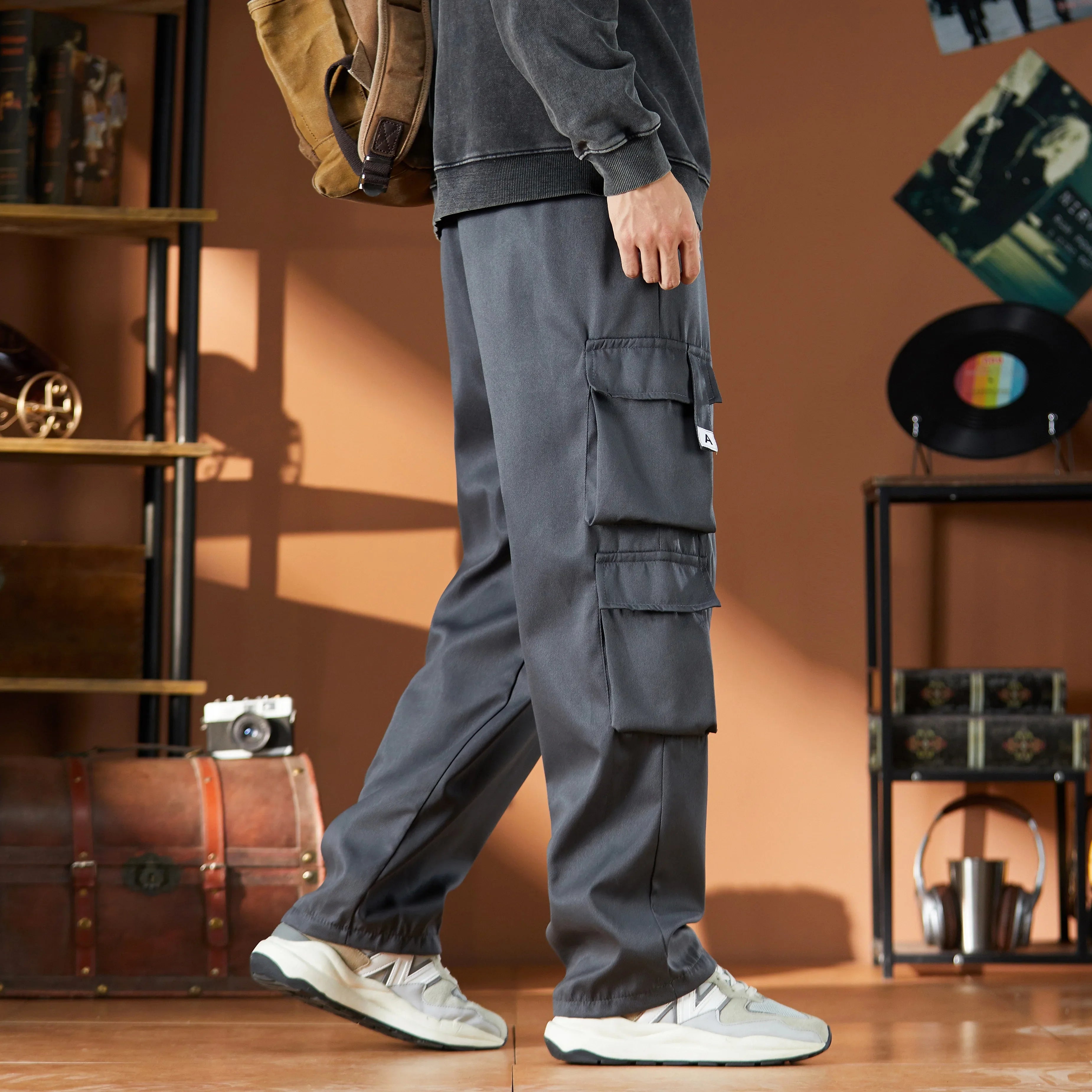 Retro Work Pants For Men