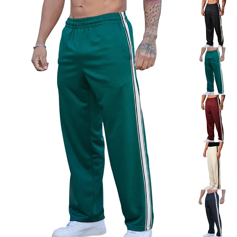 trendy brand strips men's pants