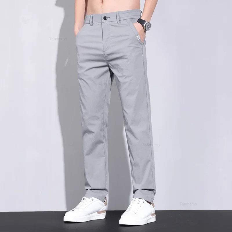 Ultra-thin Elastic Men's Casual Pants