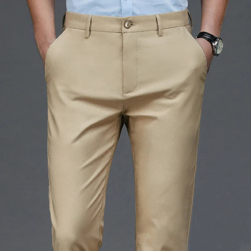Male Smart Casual Pants Stretchy Sports Men's Fast Dry Trousersy Work Pants