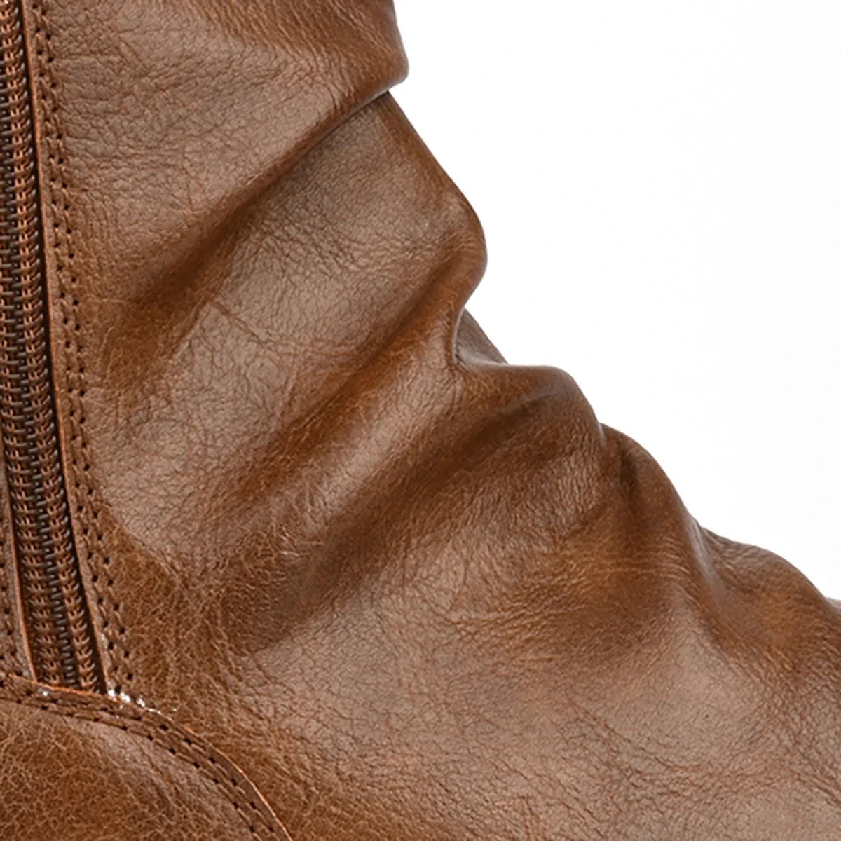 Men's British style low heeled retro boots for daily casual wear