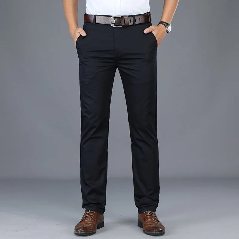 Classic Casual Pants Mens Clothing