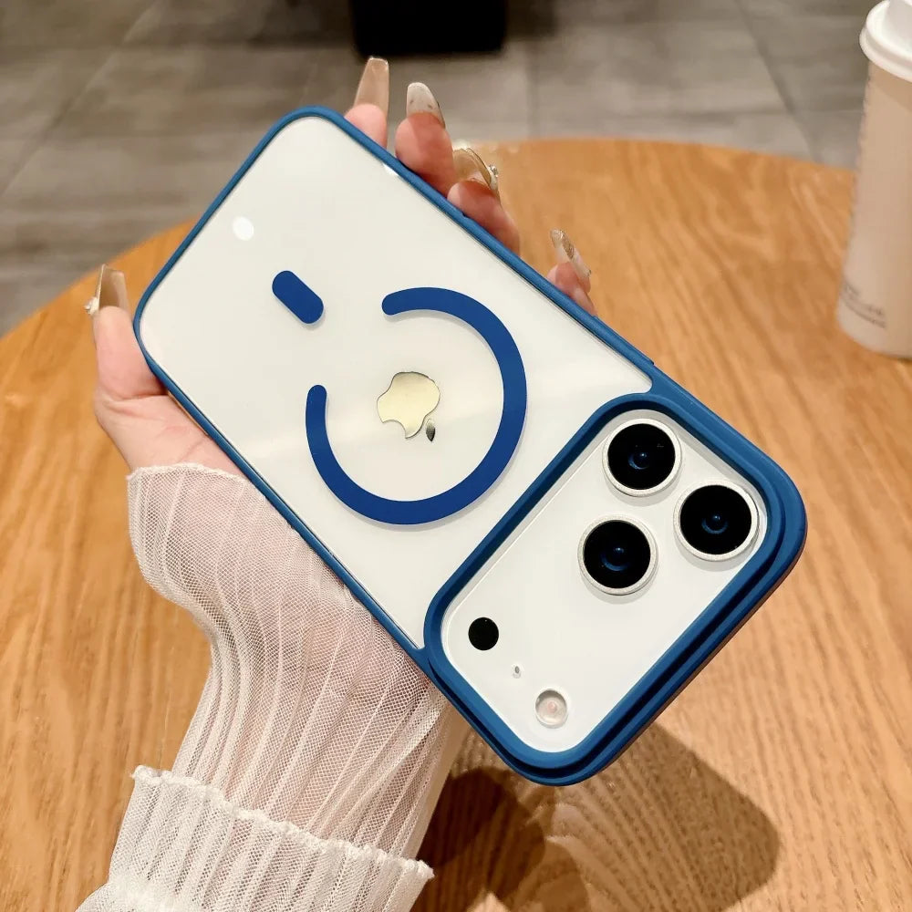 17 Pro Max For Magsafe Case For iPhone 17 Pro Max 17Pro 17ProMax Cover For iphone17 ProMax Original Transparent Acrylic Case