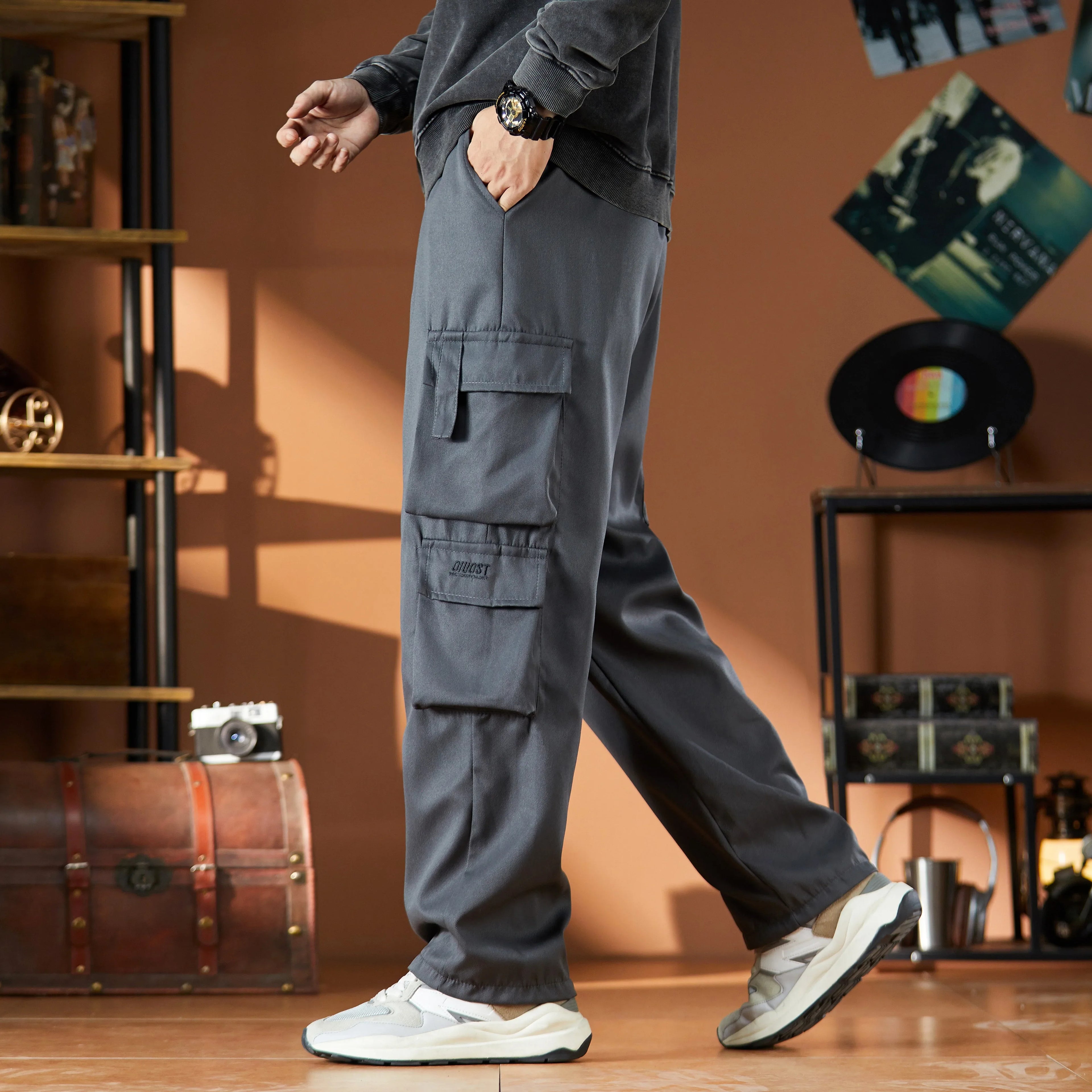 Retro Work Pants For Men