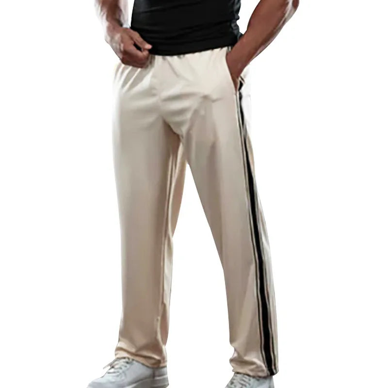 trendy brand strips men's pants