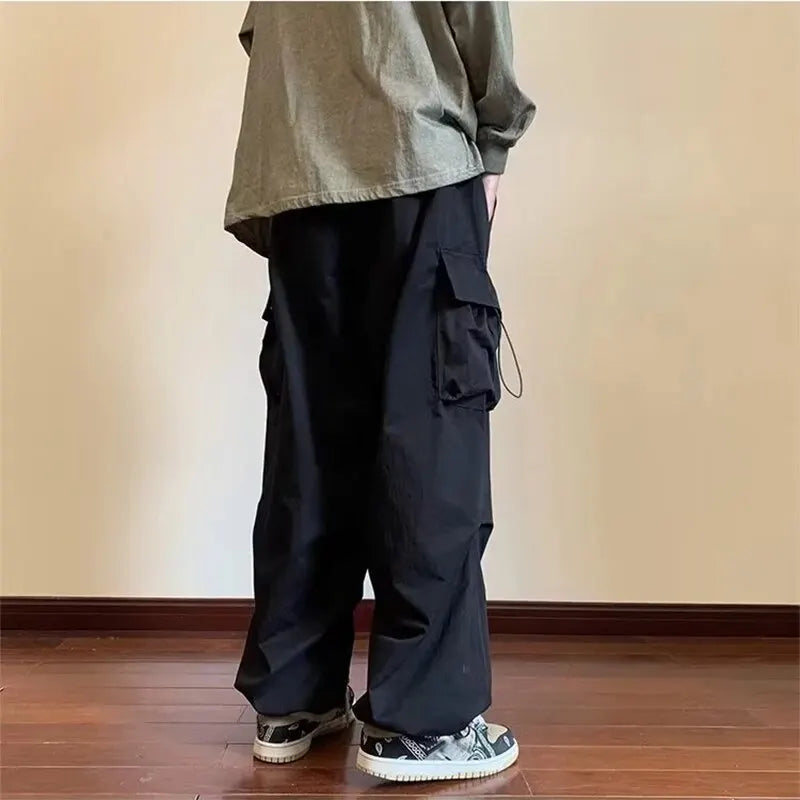Men's Overalls Multi-Pocket Pants