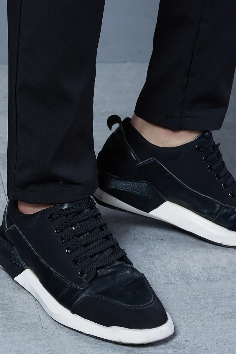 Summer Mens Ice Silk Pants 2024 New Slim Fit Breathable Bicycle Quick Drying Feet Pants Casual Outdoor Solid Color Fishing Pants