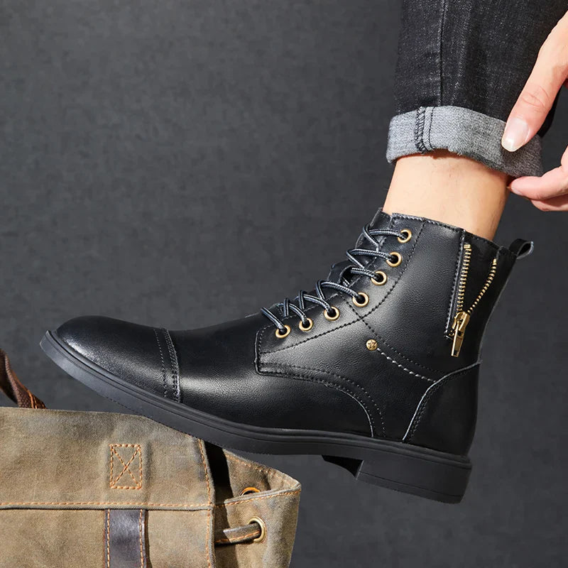 Men's Leather Ankle Boots