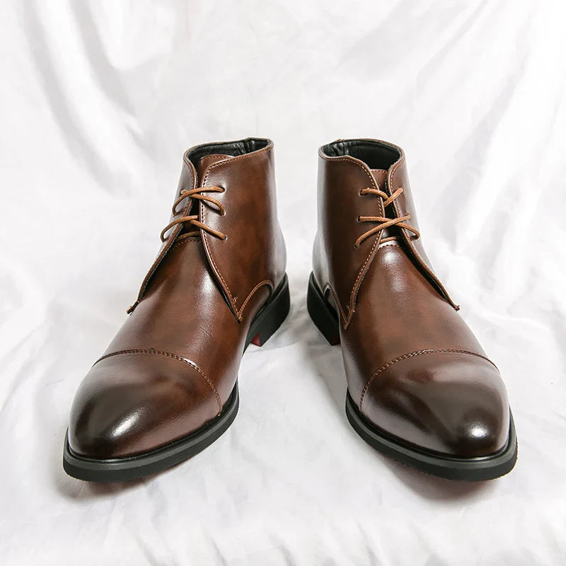 Luxury Leather Men Boots