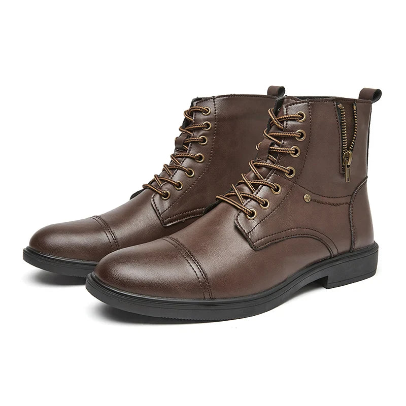 Men's Leather Ankle Boots
