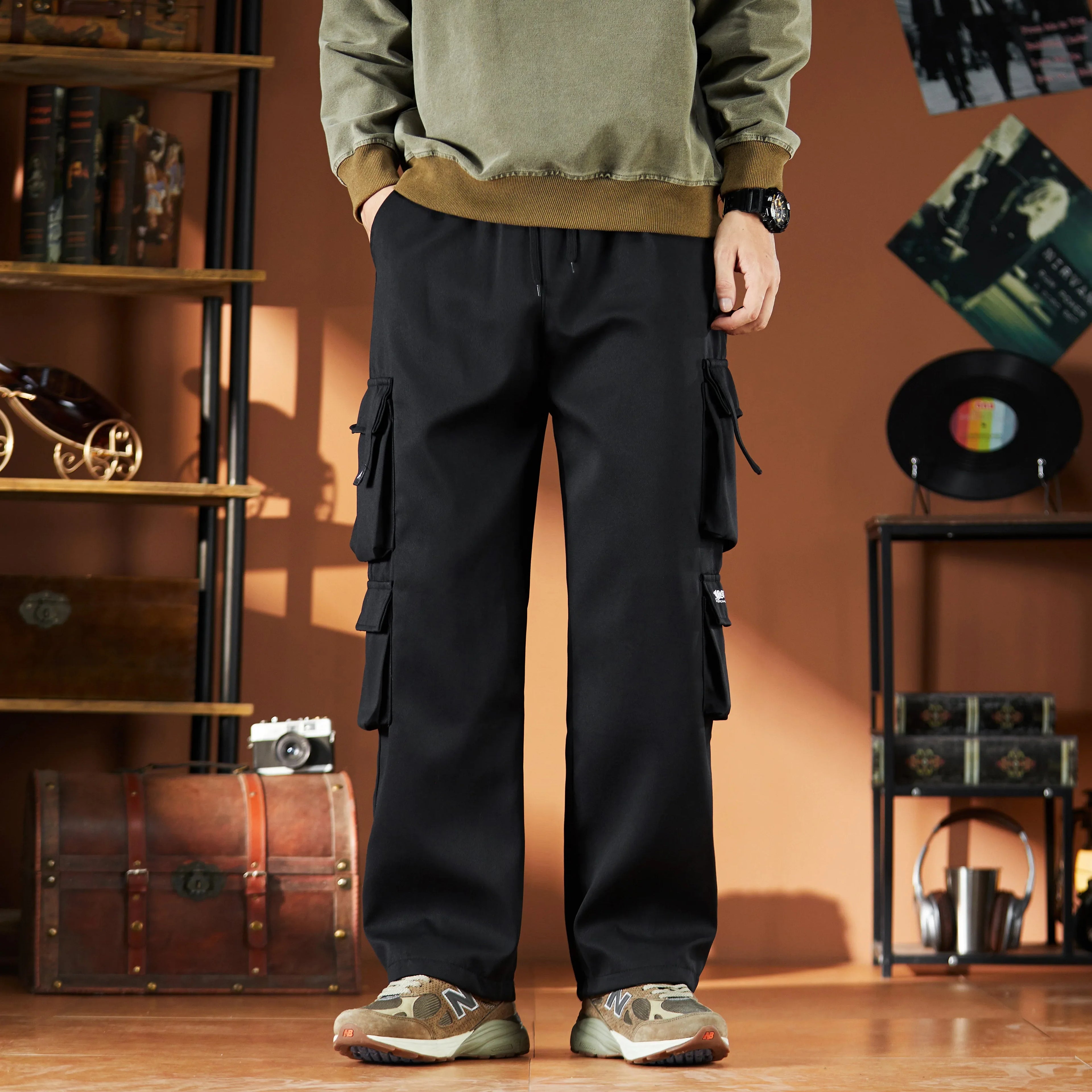 Retro Work Pants For Men