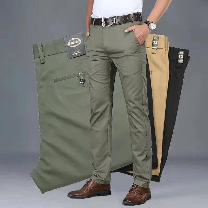 Classic Casual Pants Mens Clothing