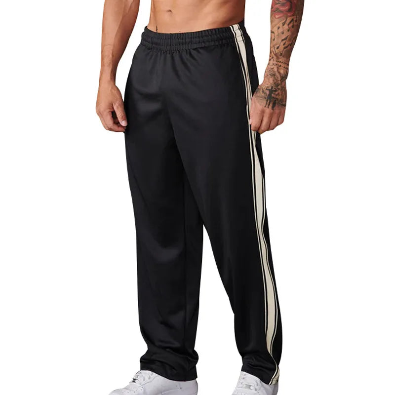 trendy brand strips men's pants