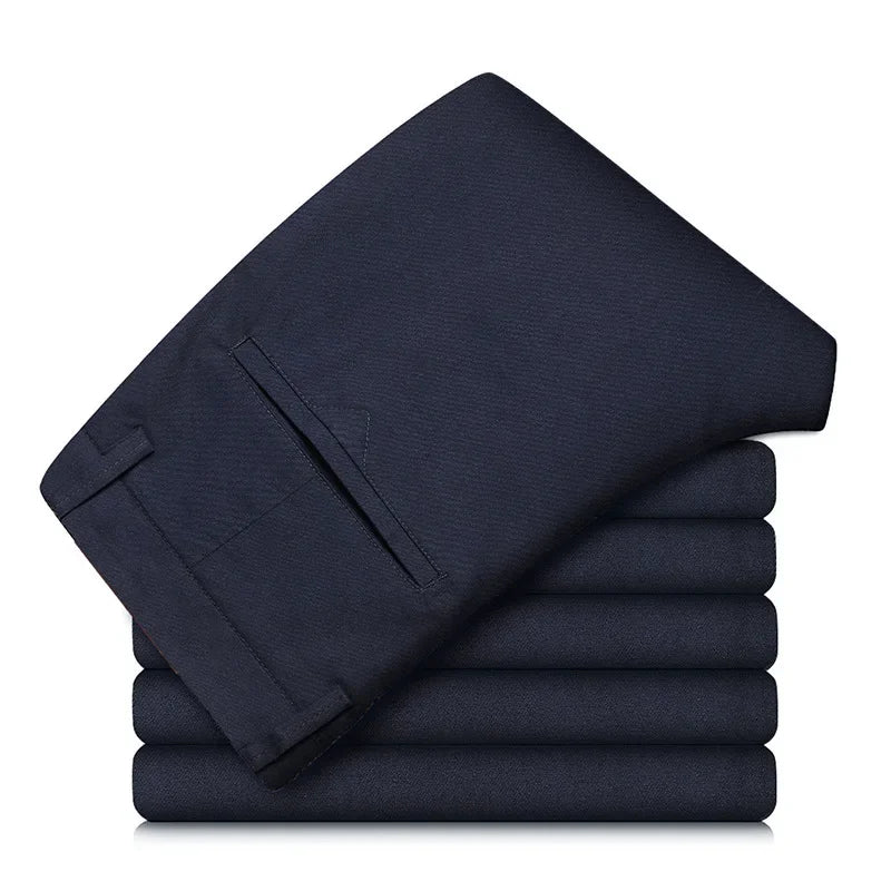 98% Cotton Men's Chinos & Casual Pants, Khaki Pants, Loose Straight , Streetwear Men ,Twill Pants,  Tall Men STRAIGHT Trousers