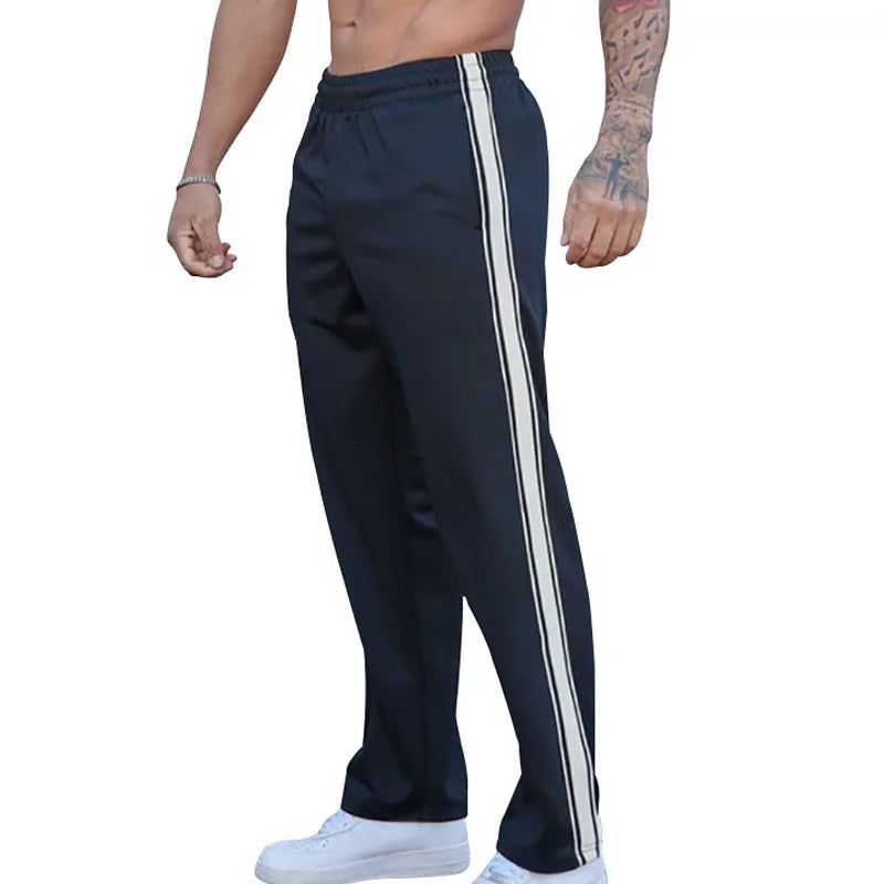 trendy brand strips men's pants