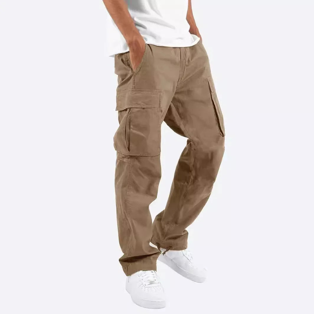 Men Cargo Pants Casual Trousers