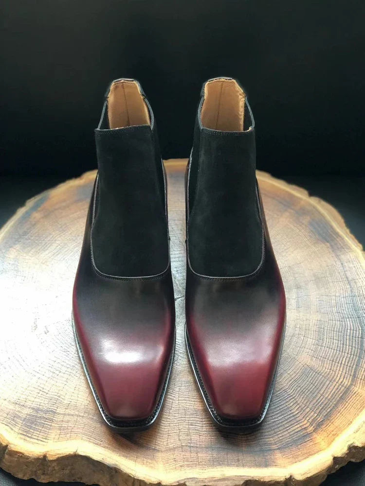 Chelsea Beveled Waist Ankle Boots